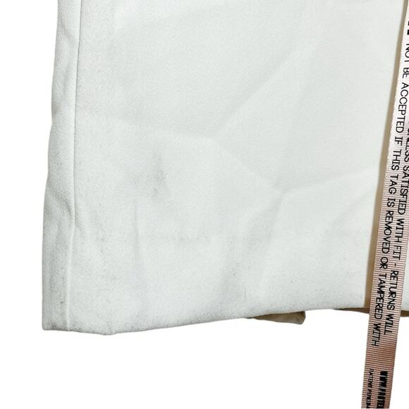 House of CB Ivory Off White Plunge Neck Eleanora Maxi Dress Small tags with flaw - Picture 11 of 13